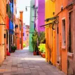 Colorful alley
