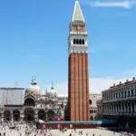 St. Mark's Basilica and Campanile in Venice, Italy